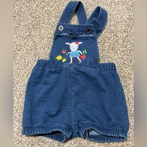 John Deer Baby Girl Farm Sheep Romper